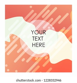 Colorful background with typography vector