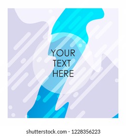 Colorful background with typography vector