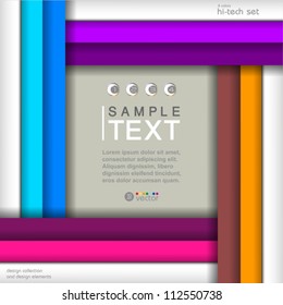 Colorful  background for various options. Vector art.