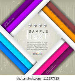 Colorful  background for various options. Vector art.