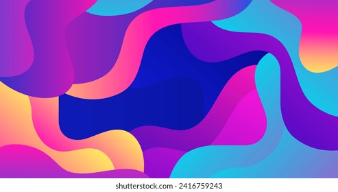 Diseño del vector de fondo colorido en los pasos 10