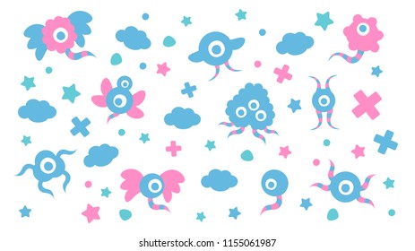 colorful background vector doodle 