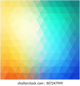 Colorful background. Vector geometric shapes
