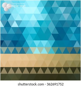 Colorful background. Vector geometric shapes.