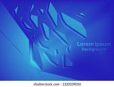 Colorful background vector illustration, cracked wall