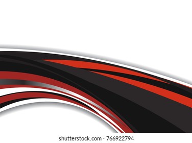 Colorful background with wave - brochure design of flyer