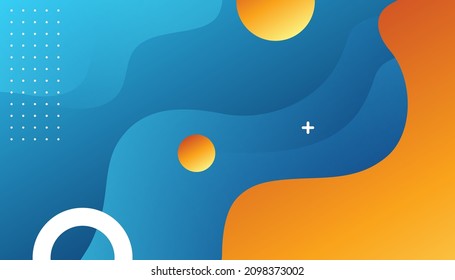 Colorful background with wave. Cool Abstract Background. Vector Illustration