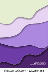 Colorful background with wave for design brochures, flyers, posters, banners. Contrast colors. Vector eps10 illustration.