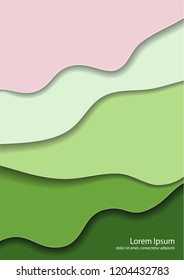 Colorful background with wave for design brochures, flyers, posters, banners. Contrast colors. Vector eps10 illustration.