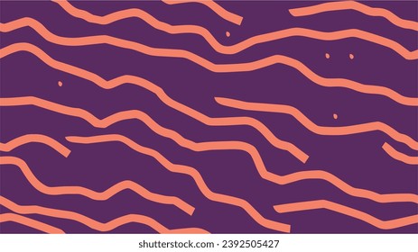 Colorful background with wave lines geometric. Sushi restaurant packaging and Menu design. Seamless background. Thin piece of meat background.
