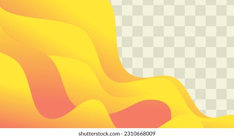 Colorful background with wavy vector illustration