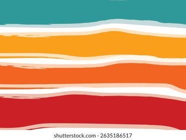 colorful background with white brush strokes