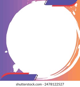 Colorful background with a white circle, suitable for social media posts, graphic designs, presentations, website banners, and digital marketing.