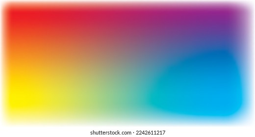Fondo colorido con ilustración del vector de cuadro blanco