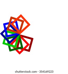 colorful background for your text and logo illustration