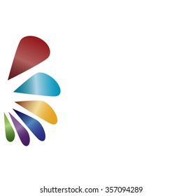 colorful background for your text and logo illustration





