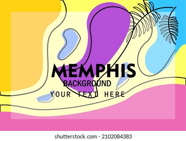 colorful backgrounds with abstract and natural shapes, vector illustration
