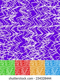 Colorful backgrounds with angular lines