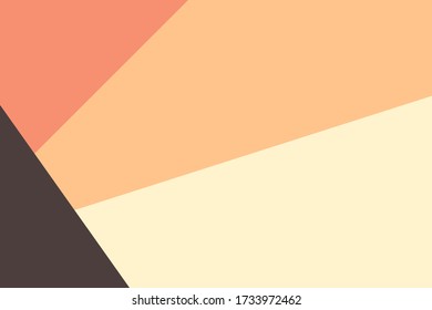 Colorful backgrounds from overlapping paper. Color scheme for coffee shops.