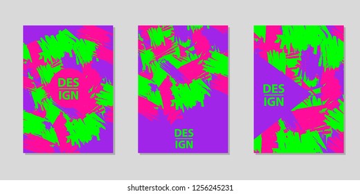 Colorful backgrounds. Templates for card, banner, poster, flyer, cover. Vector illustration