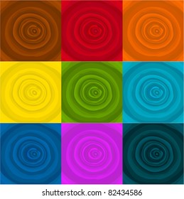 colorful backgrounds of tree rings