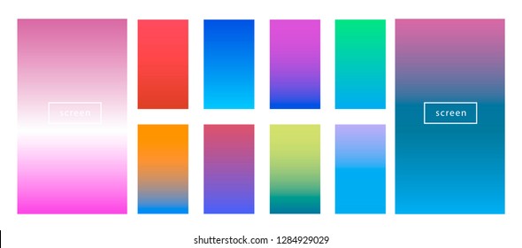 Soft Color Background Modern Screen Vector Stock Vector (royalty Free 