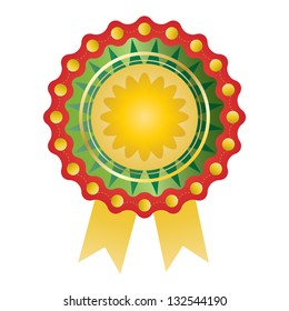 Colorful badge, vector format