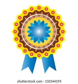 Colorful badge, vector format