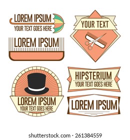 Colorful Badges,emblems,labels and items set