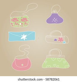 colorful bags