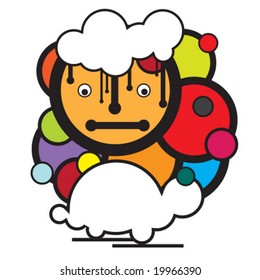 colorful baker vector cartoon