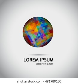 colorful ball logo. Vector