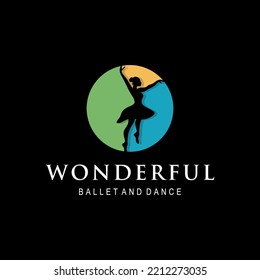 Colorful Ballet logo design inspiration.