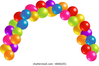 Colorful Balloon Arc