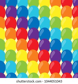 Colorful Balloon for seamless background.