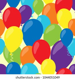 Colorful Balloon for seamless background.