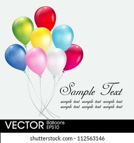 colorful balloons