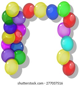 Colorful balloons.