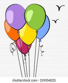 Colorful balloons