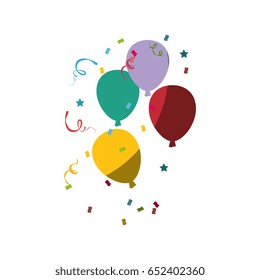 colorful balloons design