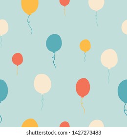 Colorful balloons repeating background.
Can be used for postcards, invitations, advertising, web, textile and other.
