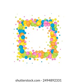 Bolas de colores de fondo. Fondo de Vector hecho con mallas degradadas. Diseño de fondo para Anuncio, cartel, flyer, tarjeta, postal, portada, folleto.