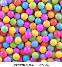 Colorful balls background. Vector background made with gradient meshes. Background design for banner, poster, flyer, card, postcard, cover, brochure.