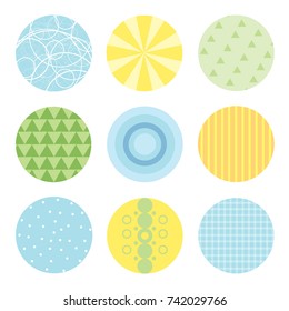 colorful balls vector
