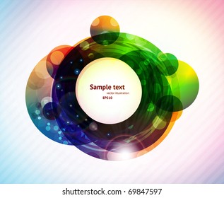 Farbiger Banner