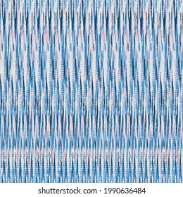 bunter Banner abstrakter Hintergrund, Geometrisches abstraktes Muster. ikat wavy Streifen Muster auf blauem Hintergrund.