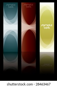 Colorful banner backgrounds