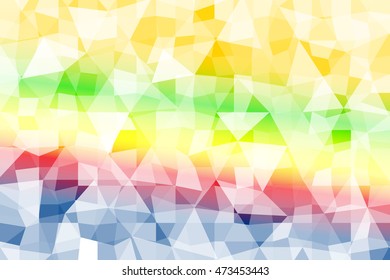 Colorful banner. Beautiful summer colors. Polygonal design. Vector. For design websites, business presentations, printing.