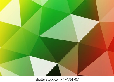 Colorful banner. Beautiful summer colors. Polygonal design. For design websites, business presentations, printing.
