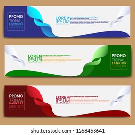 COLORFUL BANNER DESIGN TEMPLATE.